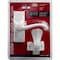 Larson Larson Georgian Zinc-Plated White Zinc Lever Latches 1 pk CH3010301 - alternate 1